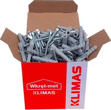 Kołki rozporowe KRX 8X40 z wkrętem 45mm 100szt.