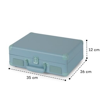 USB-проигрыватель Auna Peggy Sue Blue BT в чемодане