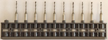 Wiertła kręte pełnowęglikowe 1,25mm PCB 3,175mm