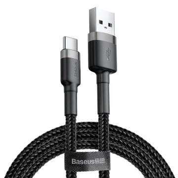 КАБЕЛЬ BASEUS USB TYPE-C USB-C FAST 3A, 1М В ОПЛЕТКЕ