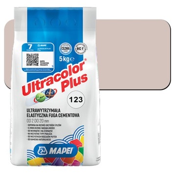 Fuga elastyczna MAPEI Ultracolor Plus 123 Antyczny biały beż 5kg / op.
