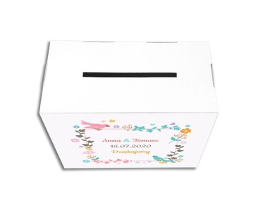 Коробка-конверт с принтом «ВАШИ ПТИЦЫ»