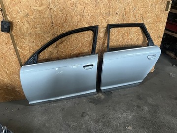 DRZWI Lewe Tył AUDI A6 C6 LIFT LX7W W Kolor
