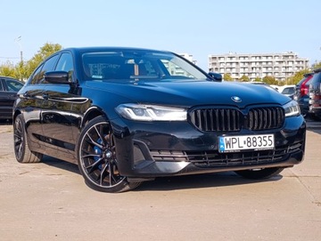 BMW Seria 5 G30-G31 Limuzyna Facelifting 2.0 518d 150KM 2021 BMW 5 2.0d 190KM Lift , Bezwypadek, Salon PL, 2 Właściciel