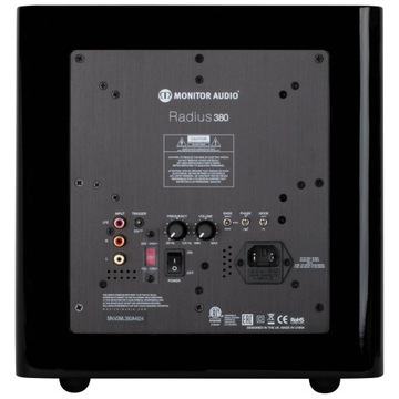 АКТИВНЫЙ САБВУФЕР АУДИО МОНИТОР РАДИУС 380 ЧЕРНЫЙ