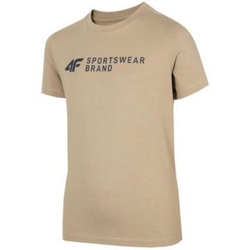4F T-SHIRT CHŁOPIĘCY JUNIOR BAWEŁNIANA JTSM003 152