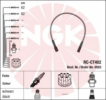 PŘÍVODY NGK RC-CT402 0583