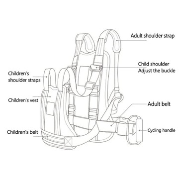 РЕМЕНЬ БЕЗОПАСНОСТИ ДЕТСКИЙ РЕМНЯ МОТОМОТОЦИКЛА