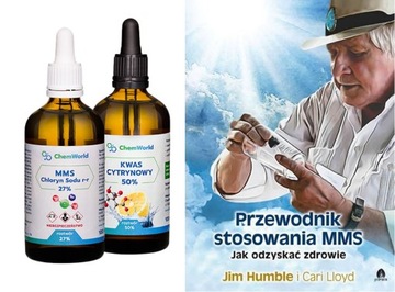 ChemWorld | MMS Chloryn sodu 27% + Kwas cytrynowy 50% + książka