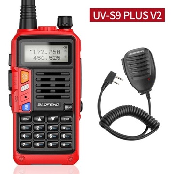 BAOFENG UV-S9 Plus V2 potężny ręczny dwuzakre