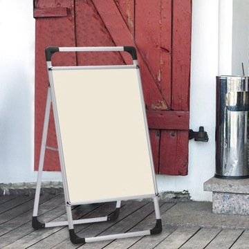 Стенд для плакатов на тротуаре Металлическая уличная вывеска 80 см