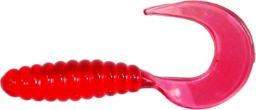 MANNS TWISTER 55mm PRZEZROCZYSTY CZERWONY 1szt
