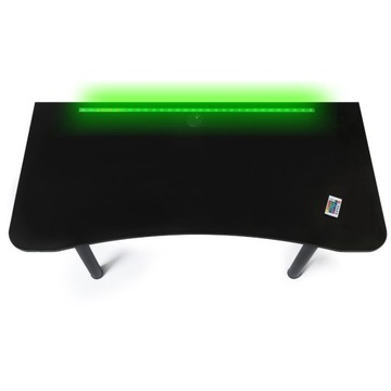 BIURKO GAMINGOWE LED, JEDYNE BIURKO Z TAKIM BLATEM