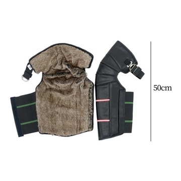 Zimowe ciepłe motocyklowe nakolanniki Legginsy Pokrowce przeciwdeszczowe pełne 50 cm x 32 cm