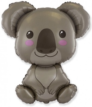 Balon Foliowy MIŚ KOALA Misio Zwierzęta Las Urodziny Party 31cm