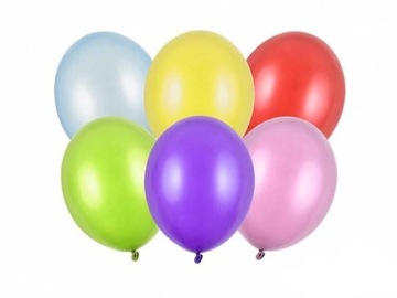 BALONY STRONG 27 CM METALICZNE MIX KOLORÓW 100 SZT