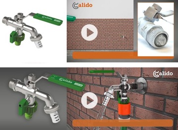 CALIDO ДВОЙНОЙ ФАП 1/2x3/4x3/4 +ТЕФЛОН