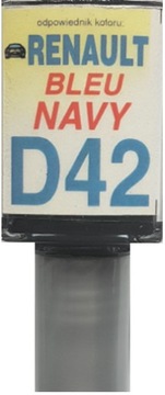 RENAULT D42 BLEU NAVY LAKIER ZAPRAWKA DO RYS ARA