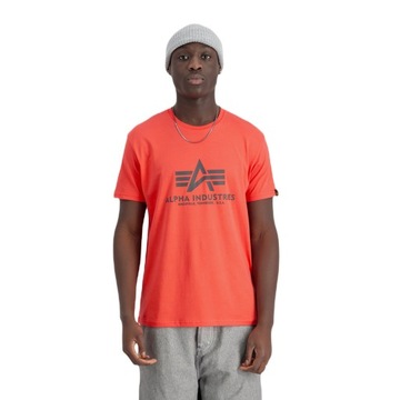 Koszulka Alpha Industries Basic 100501 711 Czerwona L