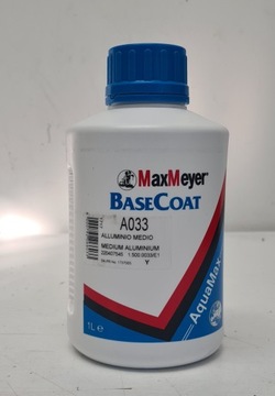 MAX MEYER AQUAMAX WODNY LAKIER BAZOWY A033 NEDIUM ALLUMINIUM 1 L