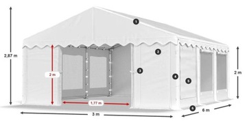 Палатка для мастерской 3х6м Industrial DAS 240 S