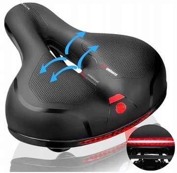 ICRO Велосипедное седло Велосипедный фонарь Передний задний светодиодный водонепроницаемый комплект