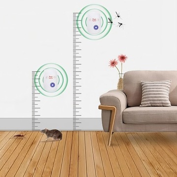 3x ODSTRASZACZ GRYZONI SZCZURÓW MYSZY ULTRADŹWIĘKOWY MOCNY DO DOMU GARAŻU