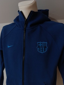 Nike Fc Barcelona bluza z kapturem full zip logo męska M