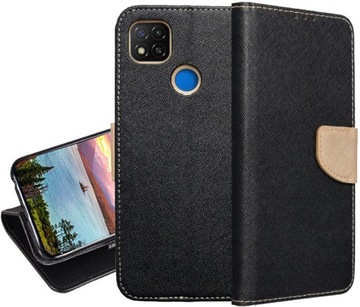 Etui magnes Fancy Portfel SZKŁO do XIAOMI REDMI 9C