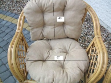 Мебельные подушки из матового ротанга. Водонепроницаемый Мадагаскар