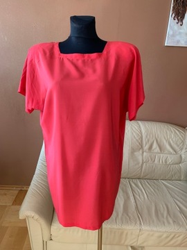 Max Mara piękna sukienka_ jedwab 100% L/XL