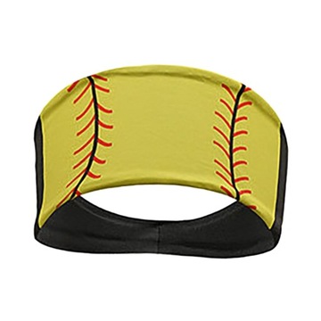 Opaska sportowa Rozciągliwa, oddychająca, lekka, antypoślizgowa piłka do softballu w kolorze żółtym