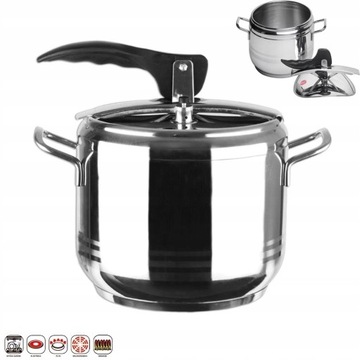 НАБОР СКОРОВАРКИ 7Л + 4Л ИНДУКЦИОННАЯ СТАЛЬ ORION QUALITY