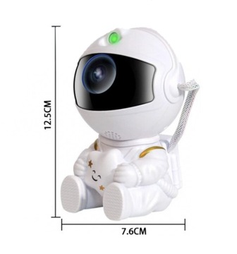 KOSMONAUTA ASTRONAUTA LAMPKA NOCNA LED PROJEKTOR I GITARA