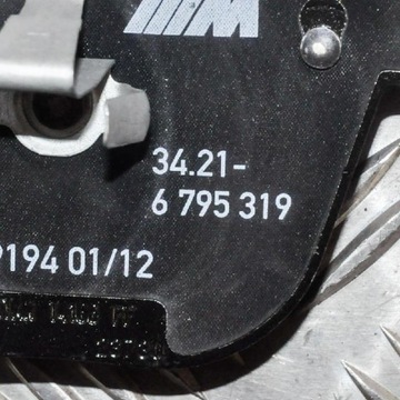 BMW X6 F16 SADA BRZDOVÉ DESTIČKY BRZDA 6794879 6795320 6795319 3.0 D 190KW 2