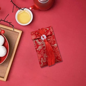 Китайский Лунный Новый Год Красный Подарочный Конверт Денежный Конверт Вертикальный Стиль