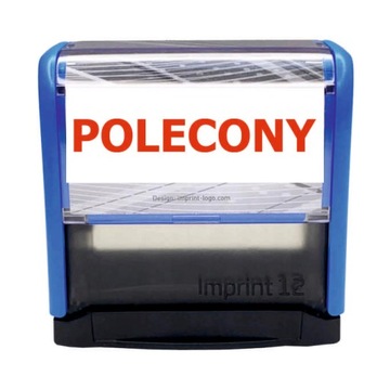 Pieczątka POLECONY różne kolory odbicia Trodat Imprint 8911