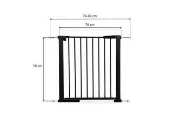 Защитные ворота для лестниц и дверей, BLACK SPREAD, 76-111