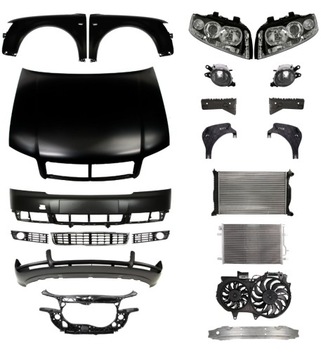 Audi A4 B6 00-04 Zderzak Pas Maska Atrapa