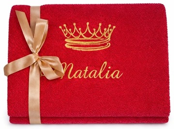 Полотенце с вышивкой, подарок на день рождения на женский день, индивидуальное имя