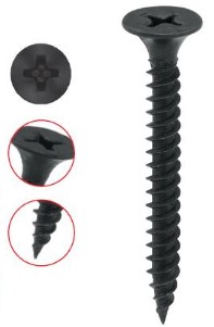 WKRĘTY DO METALU FOSFATOWANE CZARNE 4,2x70 1 KG