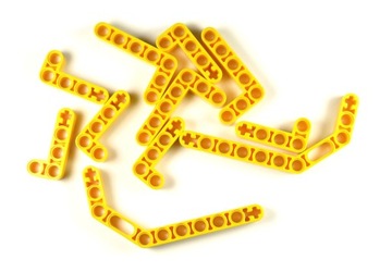 Belki Łamane 11szt. ŻÓŁTE LEGO Technic 32140 41486