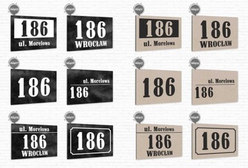 Номер дома БОЛЬШАЯ АЛЮМИНИЕВАЯ АДРЕСНАЯ ТАБЛИЧКА