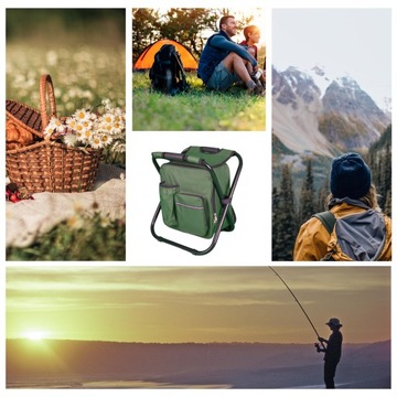 СТУЛ ДЛЯ РЫБАЛКИ, ТУРИСТИЧЕСКИЙ СТУЛ, РЮКЗАК С ТЕРМОСУМКОЙ