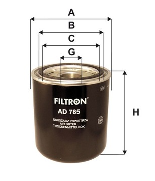 FILTRON AD785 ОСУШИТЕЛЬ ВОЗДУХА