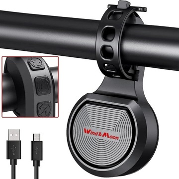 DZWONEK ELEKTRYCZNY ALARM ROWEROWY 130DB GŁOŚNY