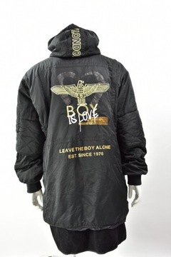 BOY LONDON JACKET KURTKA CIEPŁA PARKA BLACK r. L