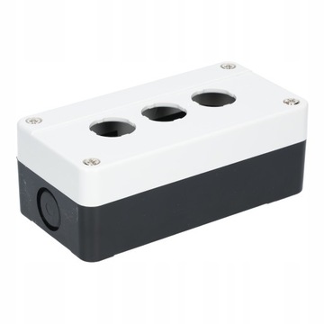 KASETA STEROWNICZA PUSTA 3 PRZYCISKI OTWORY BIAŁA