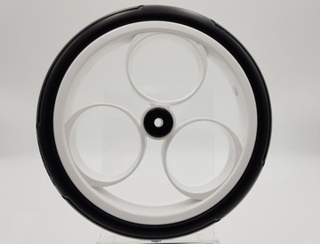 Колесо тележки 48x188, ГЕЛЬ БЕЛЫЙ (переднее), RIKO