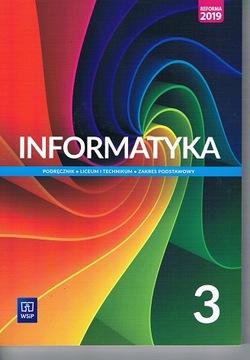 INFORMATYKA 3 PODRĘCZNIK WSIP